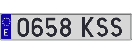 0658KSS matricula larga
