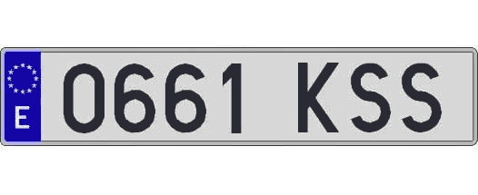 0661KSS matricula larga