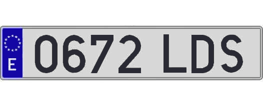 0672LDS matricula larga
