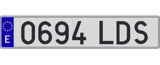 0694LDS matricula larga
