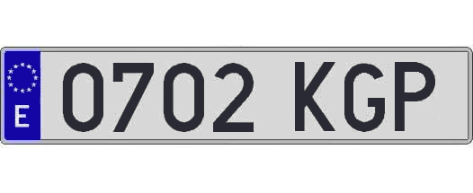 0702KGP matricula larga