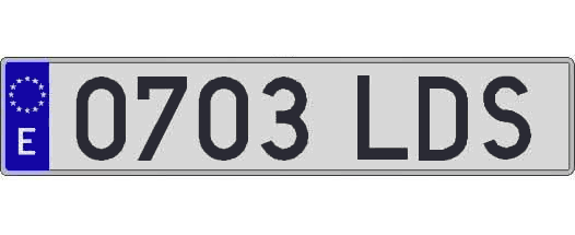 0703LDS matricula larga