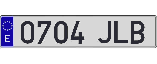 0704JLB matricula larga