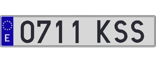 0711KSS matricula larga