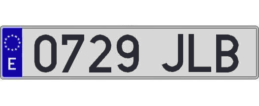 0729JLB matricula larga