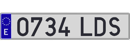 0734LDS matricula larga