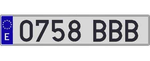 0758BBB matricula larga