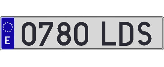 0780LDS matricula larga