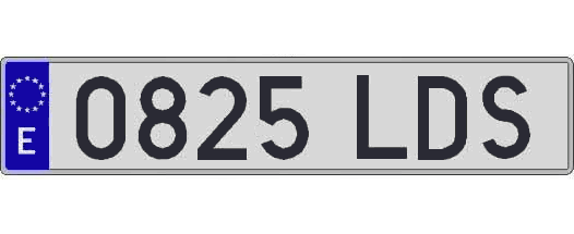 0825LDS matricula larga