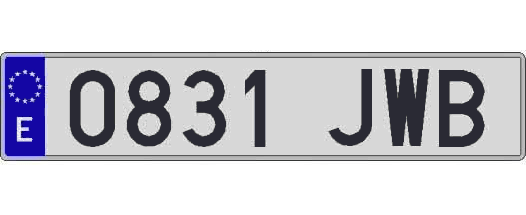 0831JWB matricula larga