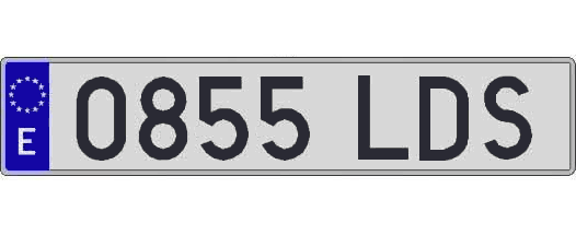 0855LDS matricula larga