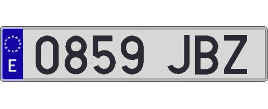 0859JBZ matricula larga