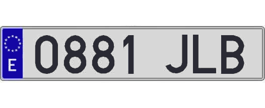 0881JLB matricula larga