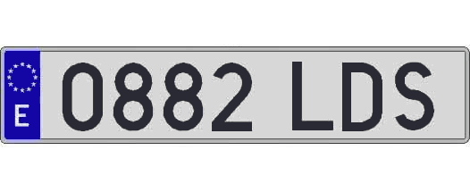 0882LDS matricula larga