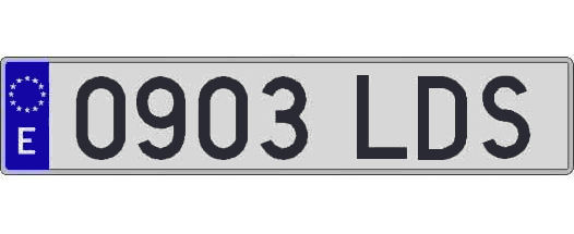0903LDS matricula larga
