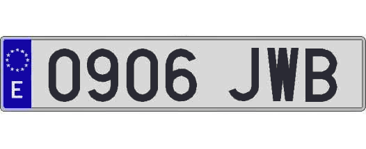 0906JWB matricula larga