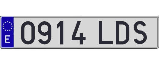 0914LDS matricula larga