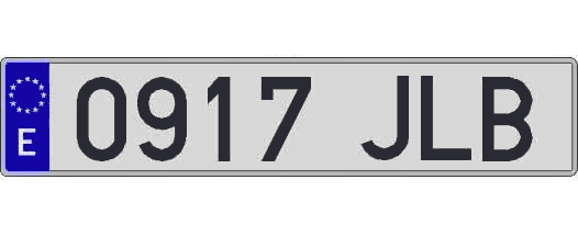 0917JLB matricula larga