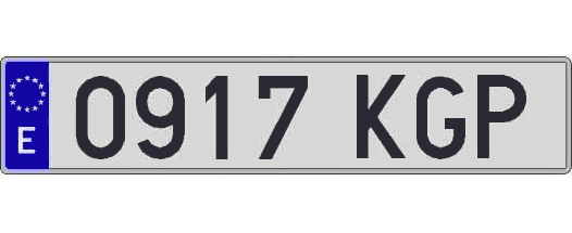 0917KGP matricula larga