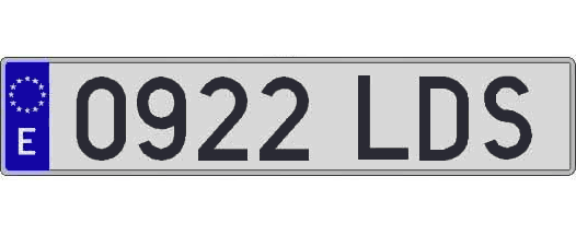 0922LDS matricula larga