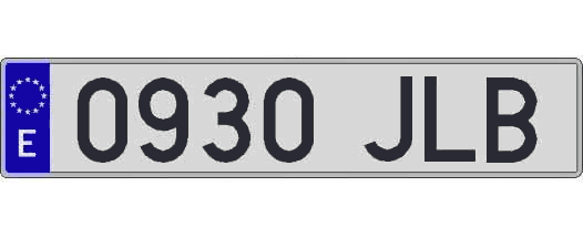 0930JLB matricula larga