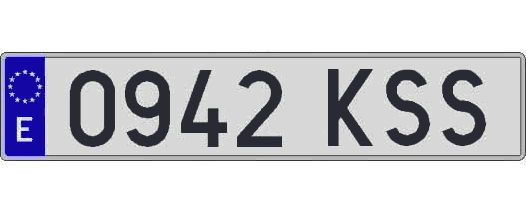 0942KSS matricula larga