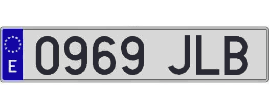 0969JLB matricula larga