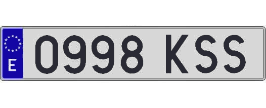 0998KSS matricula larga