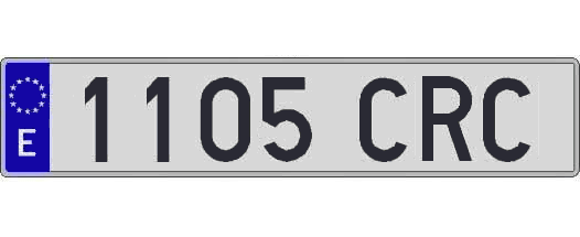 1105CRC matricula larga