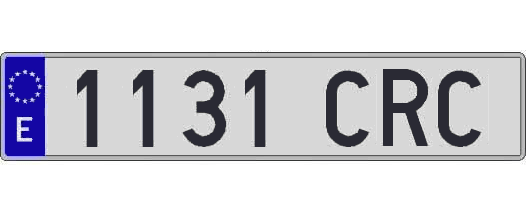 1131CRC matricula larga