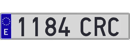 1184CRC matricula larga