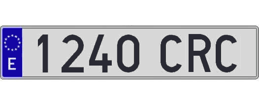 1240CRC matricula larga
