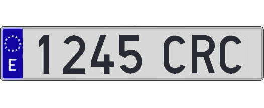 1245CRC matricula larga