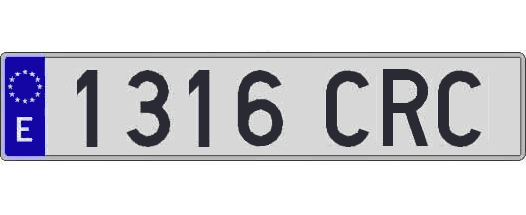 1316CRC matricula larga