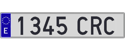 1345CRC matricula larga