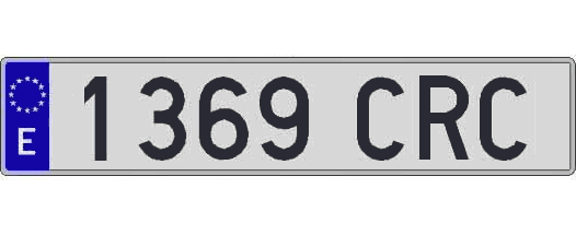 1369CRC matricula larga