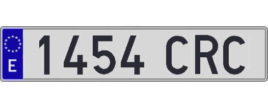 1454CRC matricula larga