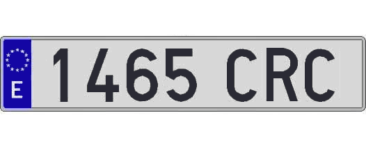 1465CRC matricula larga