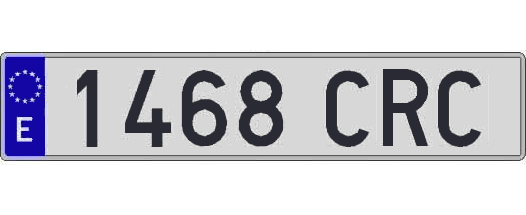 1468CRC matricula larga