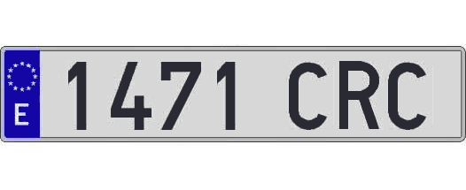 1471CRC matricula larga