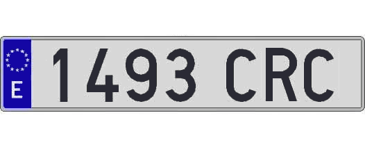 1493CRC matricula larga