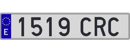 1519CRC matricula larga