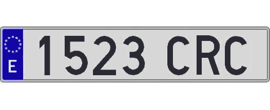 1523CRC matricula larga