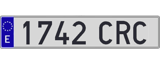 1742CRC matricula larga
