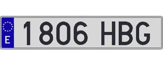 1806HBG matricula larga