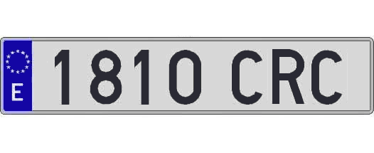 1810CRC matricula larga