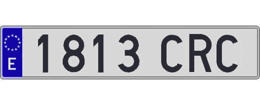 1813CRC matricula larga