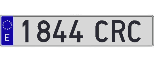 1844CRC matricula larga