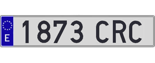 1873CRC matricula larga