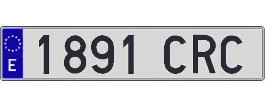 1891CRC matricula larga